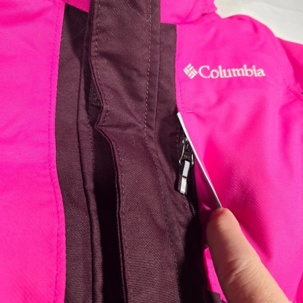 Columbia Omni-Tech Kids‎ Snowsuit Pink Purple Waterproof Insulated Bunting 6-12M